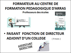 Formateur au centre